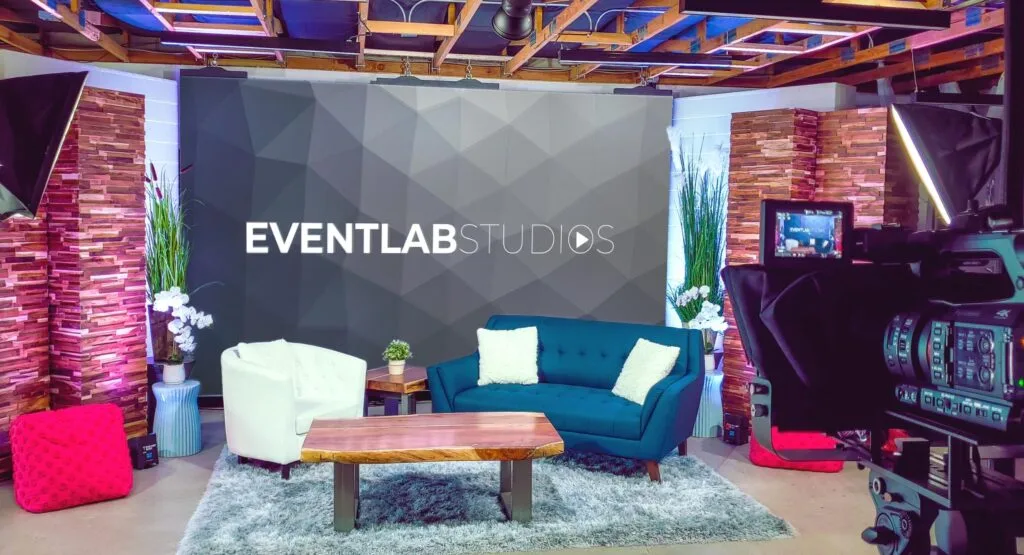 The production studio at Event Lab Studios